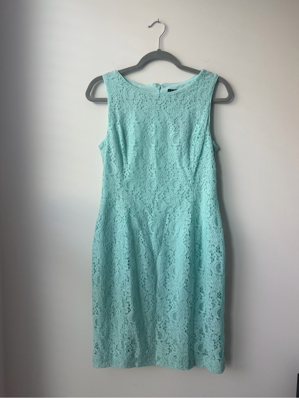 Lauren Ralph Lauren Mint Lace Sleeveless Sheath Dress